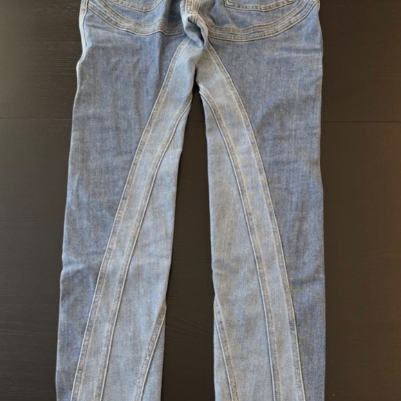 Thierry Mugler Spral panel skinny jeans ,size  40/8 - Picture 7 of 9